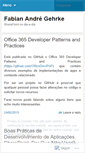 Mobile Screenshot of fabiangehrke.com.br